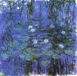 Claude Monet Blue Water Lilies France oil painting art